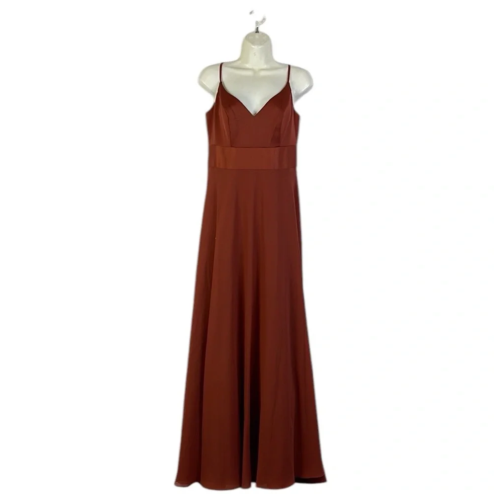 cinnamon prom dress One-Shoulder Long Prom Dress with Beaded Corset Mocha Gold / 18